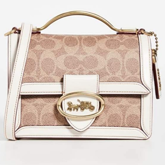 Designer COACH Riley 18 top handle - Picture 2 of 5